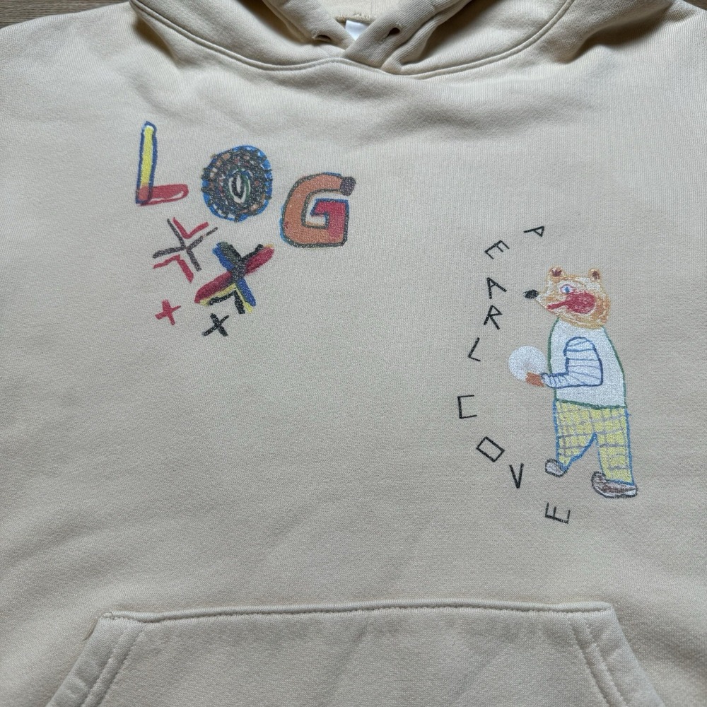 Madhappy LA Lake Amity Hoodie Womens S Beige Local Optimist Group Graphic‎ Boxy - Picture 2 of 10